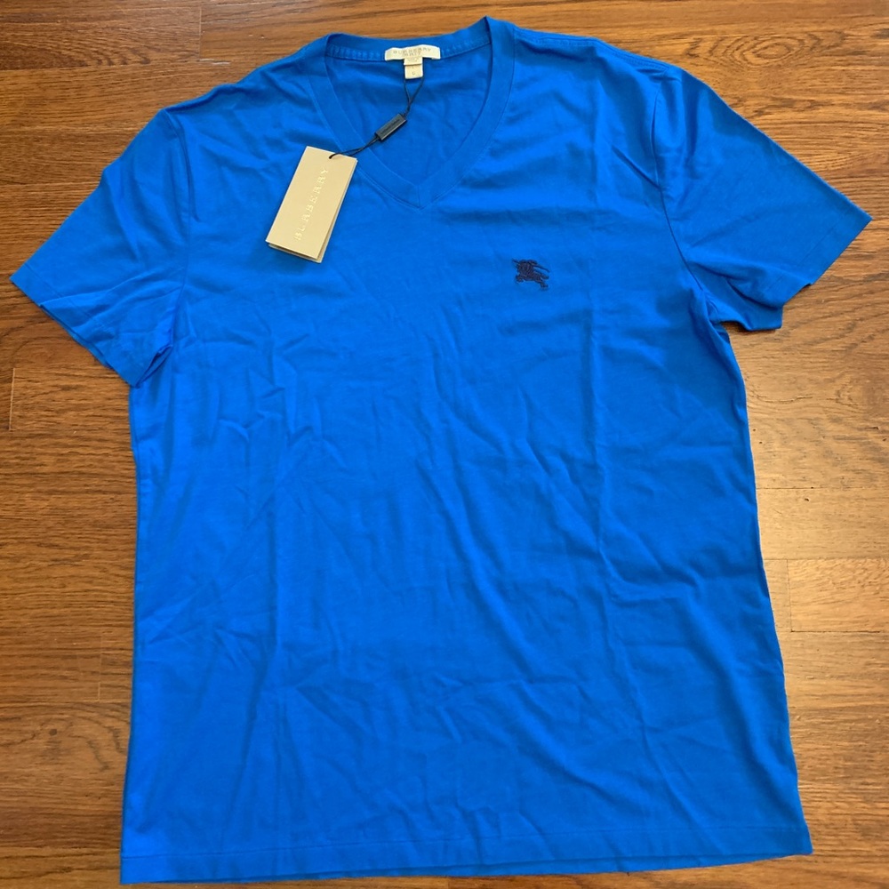 Burberry men's Vneck t shirt